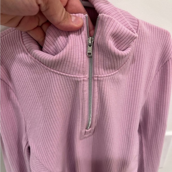 ALO Yoga woman top Riseup Long Sleeve Bodysuit Sugarplum xs - Picture 4 of 11